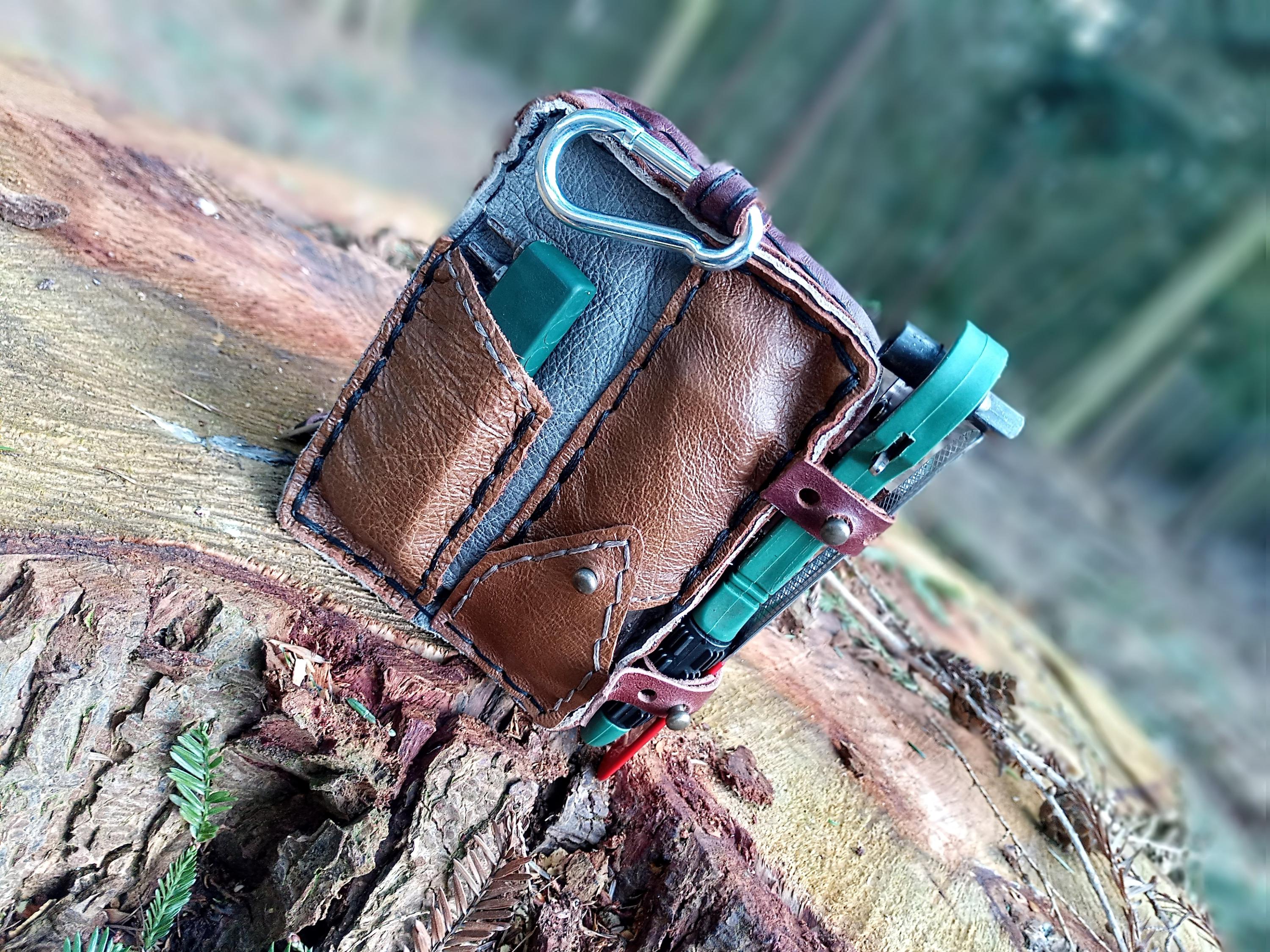 Leather Pouch Bushcraft UK