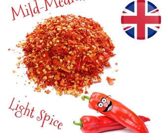 Chili flakes spice medium dried chilli flakes crushed chillis