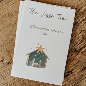 Jesse Tree Day by Day Advent Cards