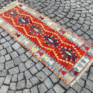 Kilim Runner Rug, 6.3 x 2.3 ft, Runner Kilim Rug, Turkish Kilim Rug, Vintage Kilim Rug, Bohemian Kilim Rug, Decorative Kilim Rug, 361