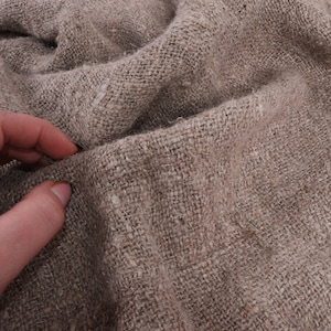 PURE undyed  heavy weight linen fabric by the yard  meter natural 150 cm width 400gsm 200gsm upholstery curtains sewing  sack