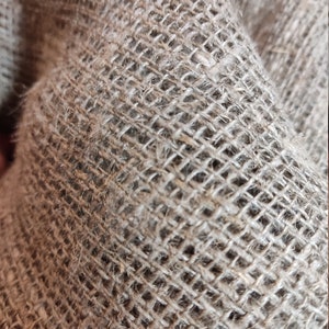 PURE Middelzware linnen stof op maat gesneden meter natuurlijk 150 cm breedte 400gsm 200gsm bekleding gordijnen naaien extra zware gaaszak afbeelding 1