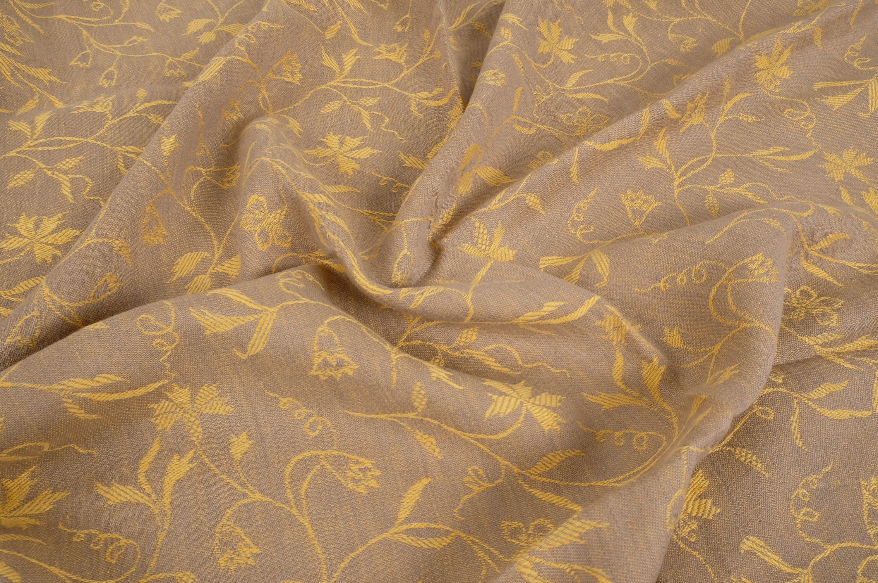 Jacquard weave medium weight linen fabric by the yard by the Etsy