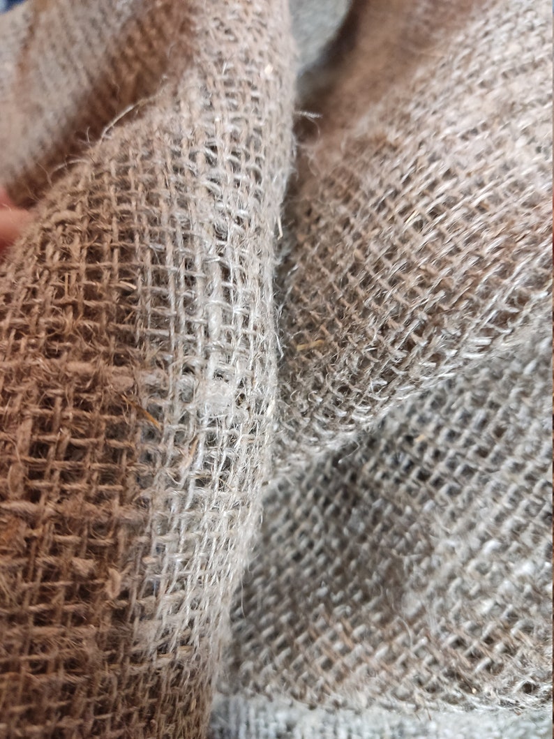 PURE Middelzware linnen stof op maat gesneden meter natuurlijk 150 cm breedte 400gsm 200gsm bekleding gordijnen naaien extra zware gaaszak afbeelding 4