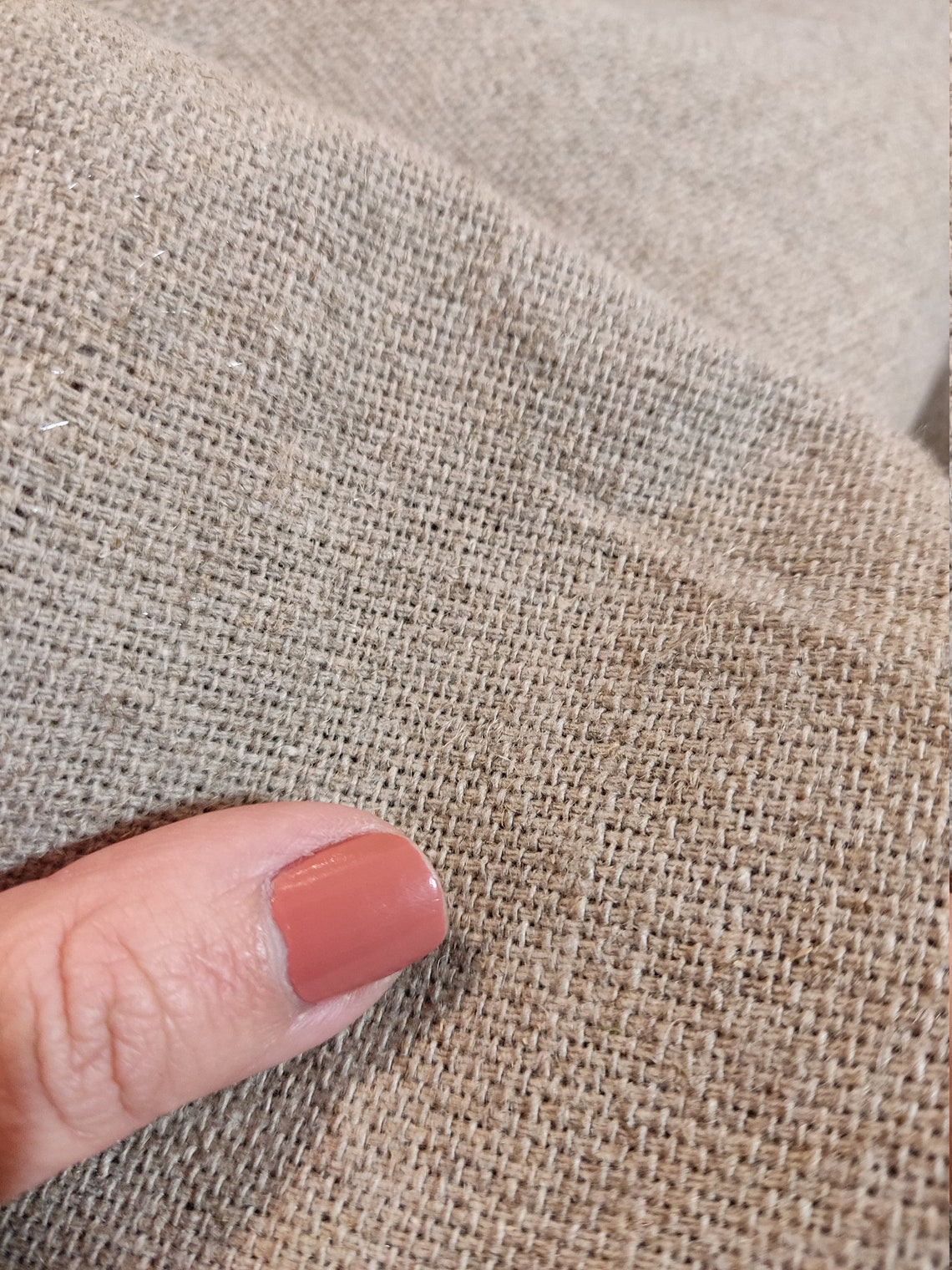 Natural Medium Weight Linen Fabric main image 0