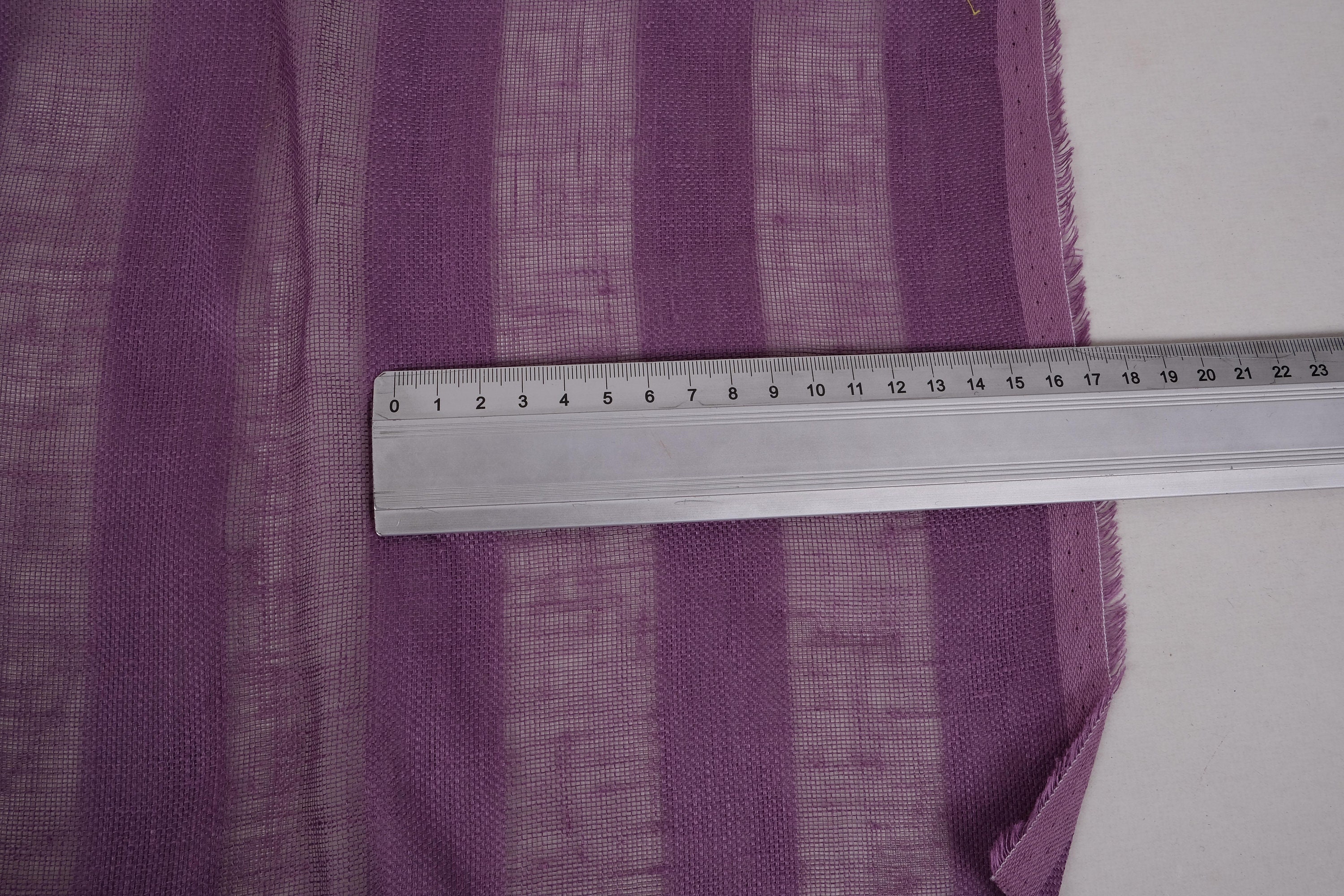 EXTRA WIDE Gauze 100 Linen Fabric Flax Blue Stripes Black Etsy