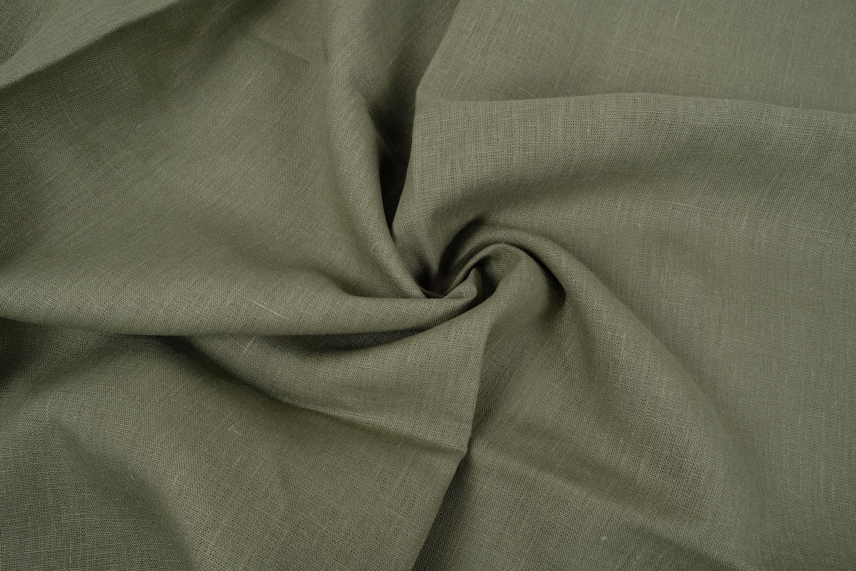 Heavy Weight Linen Fabric by the Yard by the Meter Green Etsy UK