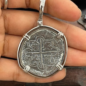 Atocha Shipwreck Treasure Mel fisher silver coin pendant