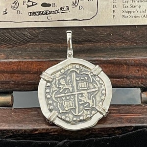 Atocha Shipwreck Treasure Mel fisher silver coin pendant