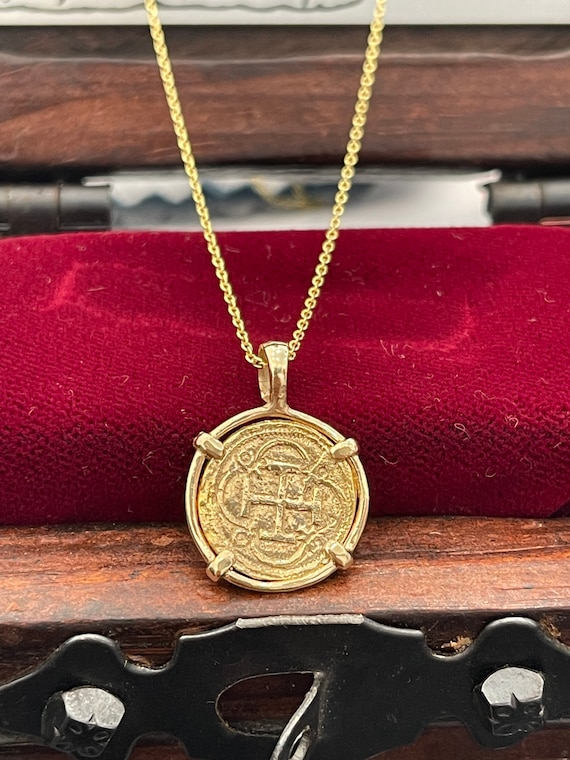 Mel fisher coin necklace sale