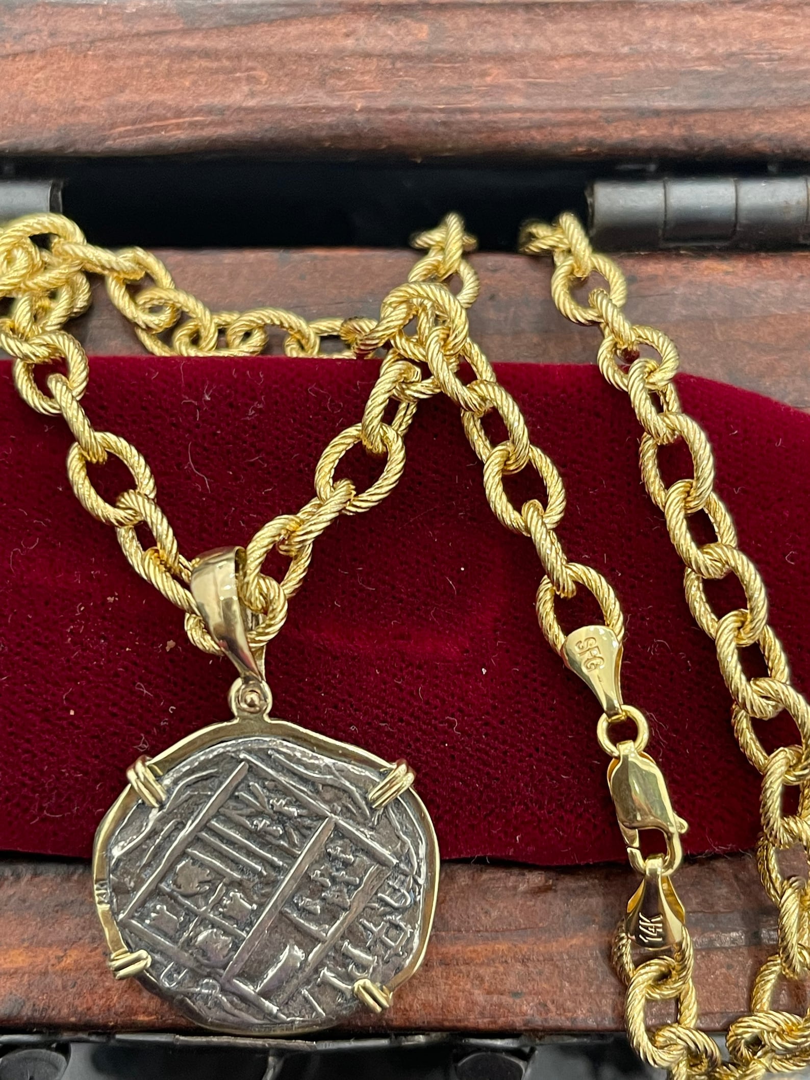 Atocha Shipwreck Treasure Mel Fisher Silver Coin Pendant in - Etsy