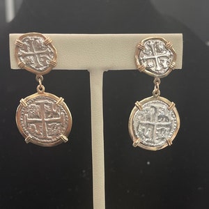 Atocha shipwreck treasure Mel fisher coin earrings