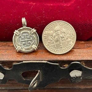 Atocha Shipwreck Treasure Mel fisher silver mini coin pendant