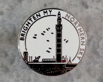Enamel Pin Badge - Grimsby Dock Tower
