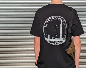 T-Shirt - Grimsby Dock Tower Coordinates Front&Back Print