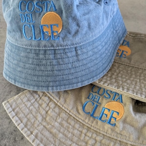 Embroidered Bucket Hat - Costa Del Clee