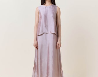 Summer dress/Gift for her/Silk dress/ Bow dress