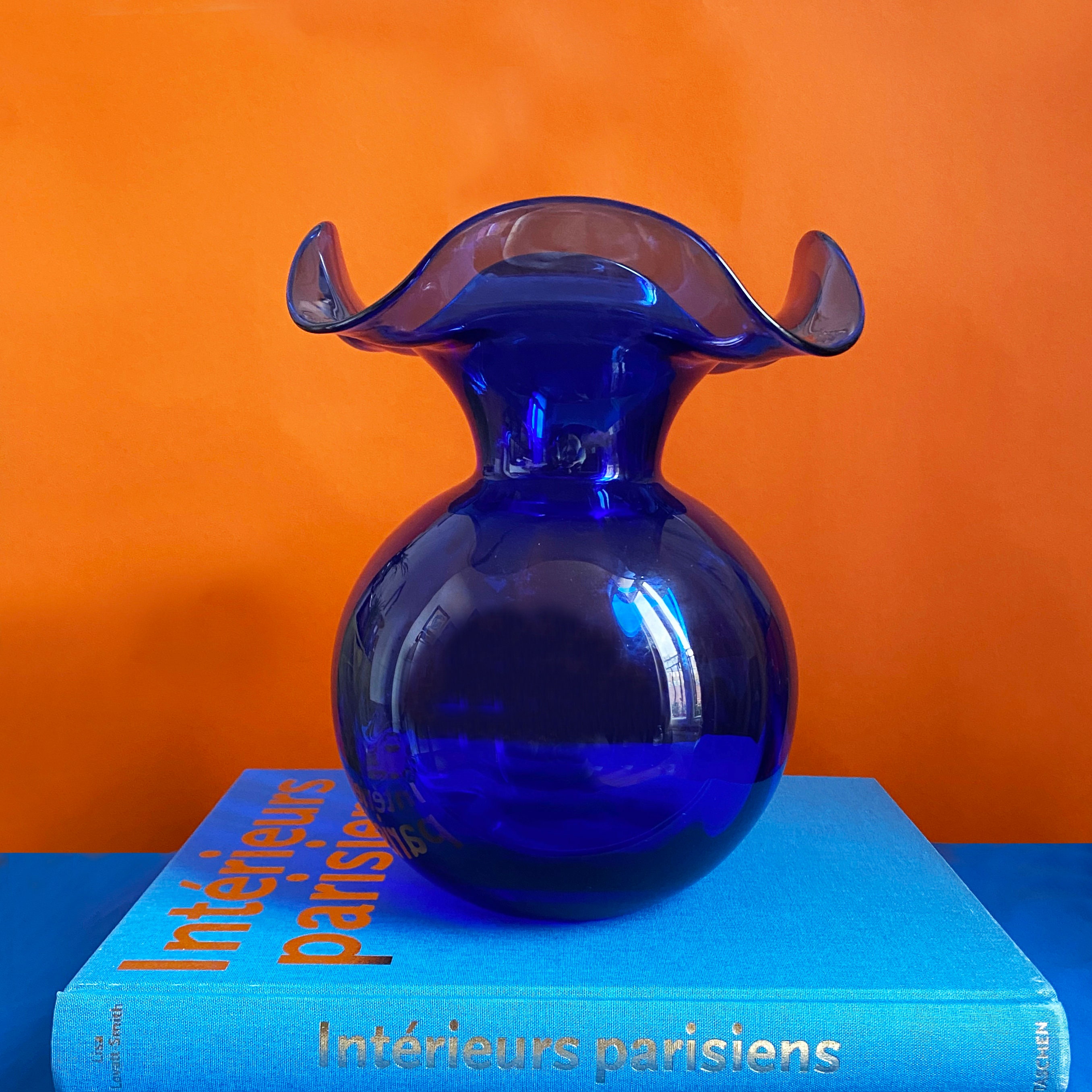 Vase Bleu de Verre