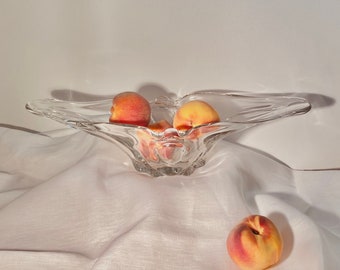 Crystal glass fruit cup