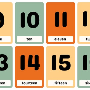 cartas numéricas 0-20