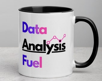 Data Analyst Gift Personalized Mug, Data Anaysis Fuel Mug Gift for Data Analyst, Data Scientist, Financial Analyst, and Data Lover