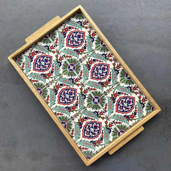 Handmade walnut tray, solid