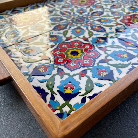 Plateau De Service En Céramique - BARRO - Ames - à Usage Domestique