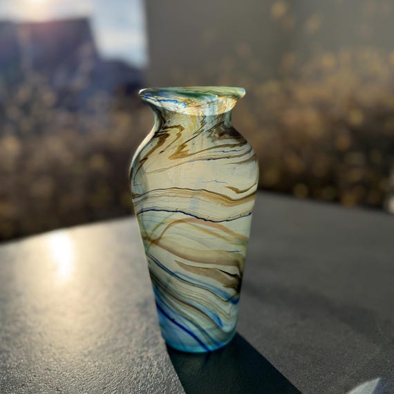 Handgefertigte Vase, Unikat aus Palästina