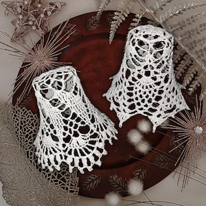 2 Lace Bells Crochet Pattern EN/DE: PDF Description Vintage Christmas Tree Decor Diy, Unique Ornament Crochet Bells 4,5&#39;&#39;(12cm) Eco-Friendly