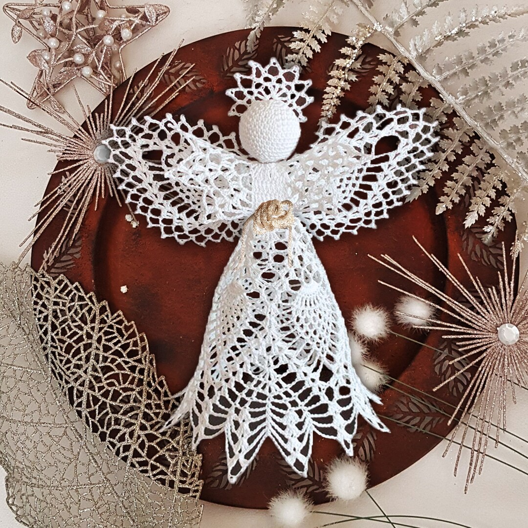 Sockywin Christbaumspitze Engel 32cm Glitzernd Weihnachtsdeko Weihnachten Baumspitze
