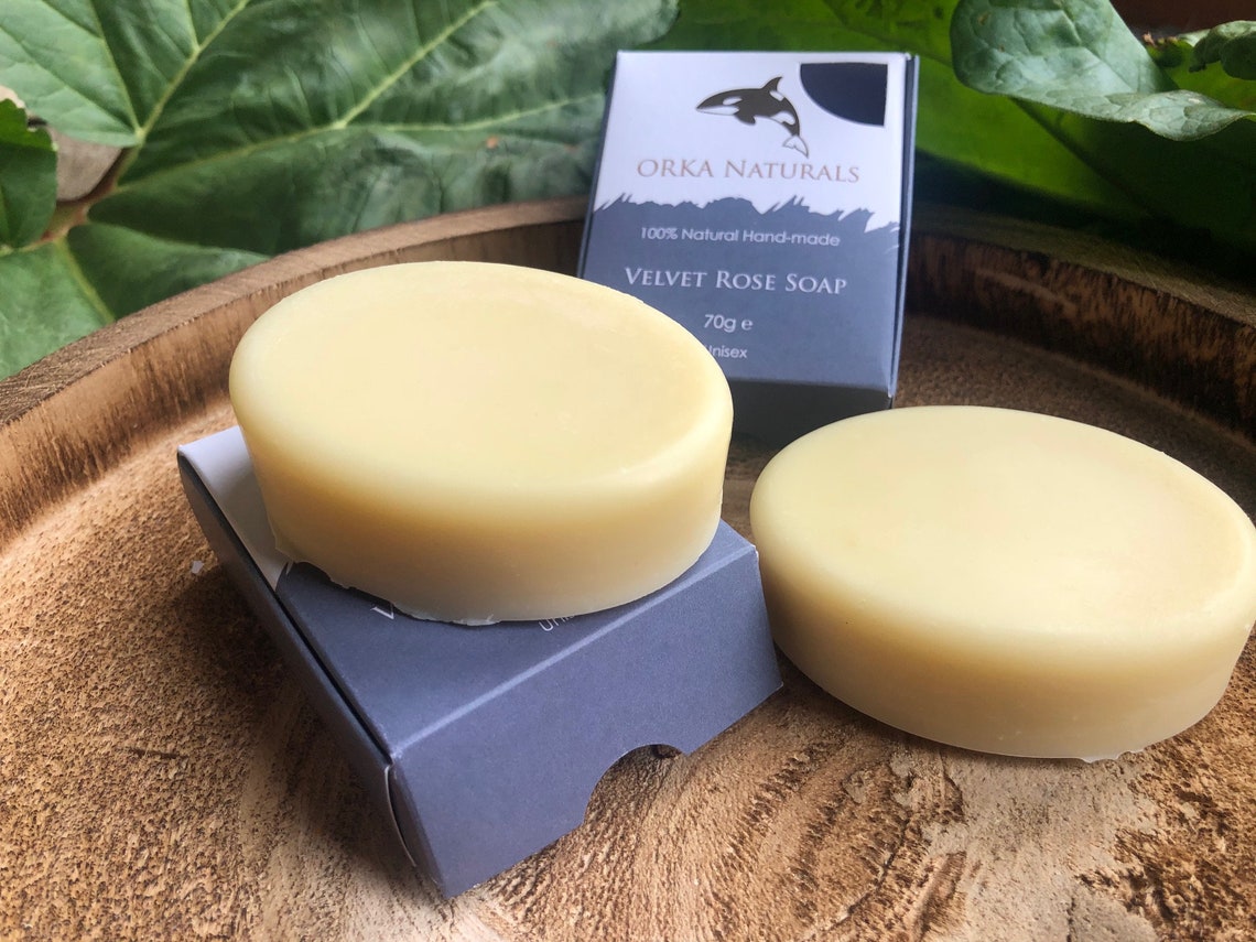 Natural Handmade Velvet Rose Soap healthy skincare Etsy