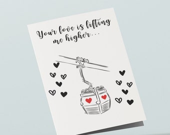 Elevate Your Love: Gondola Romance Card
