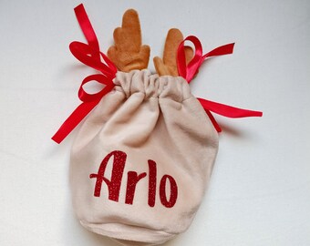 Personalised reindeer small bag