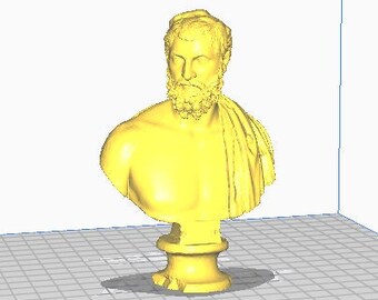 Bust of a Rhetorician 3D Printed Bust / Rhetorician Bust / Rhetorician Statue / Rhetoric Statue / Rhetoric Bust / Rhetorician Statuette