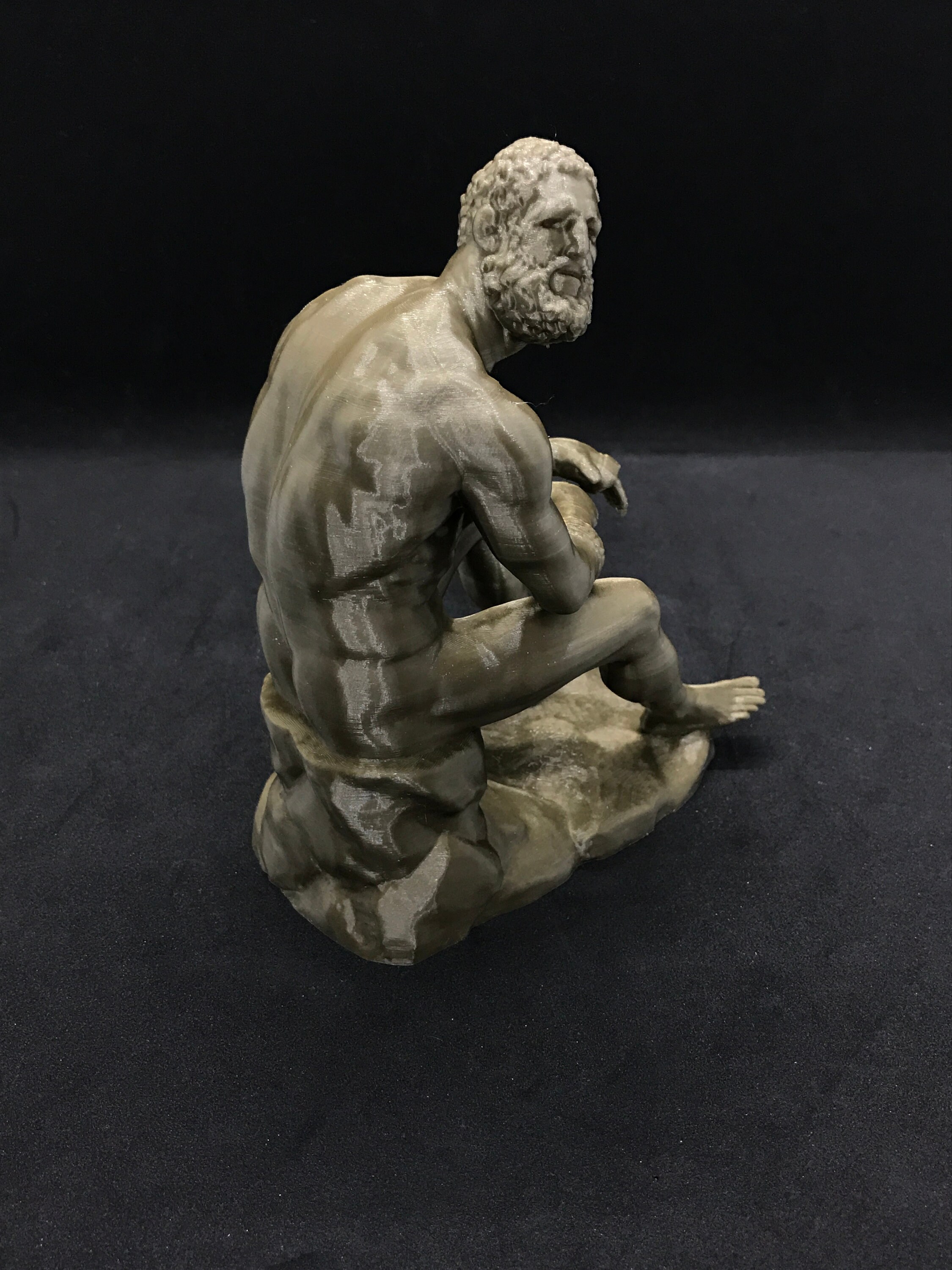 Boxer at Rest 3D Printed Statue / Terme Boxer / Boxer of the Etsy
