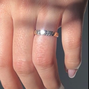 Alter Ring aus dem 19. Jahrhundert aus 18 Karat Roségold, Platin und Diamant Bild 8