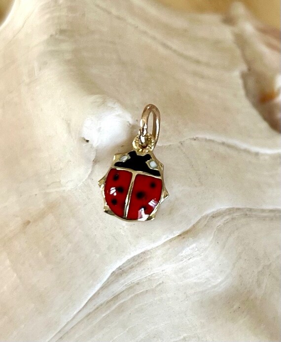 Pendentif Ancien Art Nouveau Mois AVRIL - Saphir Et Or 18 Carats - France, Occasion Bon état