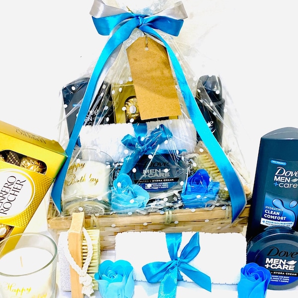 GROOMING GIFT HAMPER For His Birthday Bath Toiletries Gift Set Filled Gift Basket The Perfect Gift For Dad-Grandad-Brother-Uncle-Son-In Laws