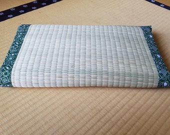 Premium Handmade Tatami Pillow, Custom Sized Natural Grass Pillow, Reed Pillow, Sleeping Pillow, Eco-Friendly Rattan Pillow, Seagrass Pillow