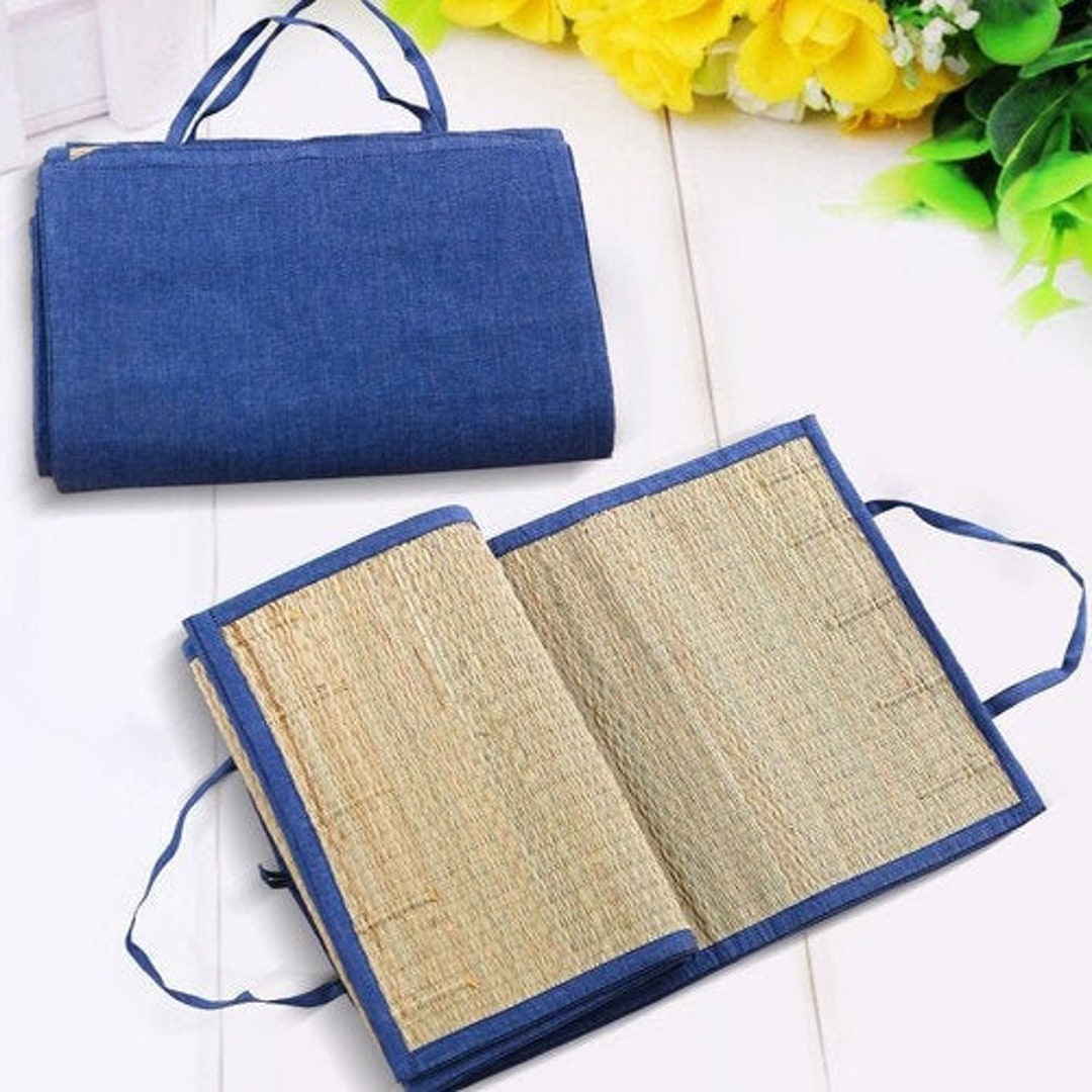 Seagrass Beach Mat 71x32in Office Nap Mat Natural Sleep Mat Yoga Picnic Mat Kid Playing Mat Handmade Foldable Portable Lightweight Etsy