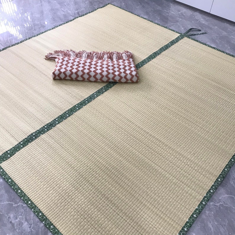 Premium Handmade Tatami Mat Custom Sized Natural Grass Mat Etsy