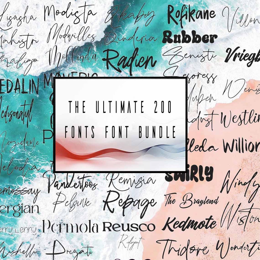 Ultimate Fonts Bundle the Perfect Font Collection for Your Projects ...