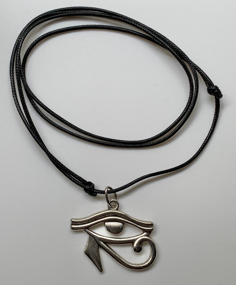 Handmade pendant-Eye of Horus-Eye of Ra-Egyptian Symbol-Protection Symbol-Good luck charm-Eye of Horus Pendant Eye of Ra Necklace image 6