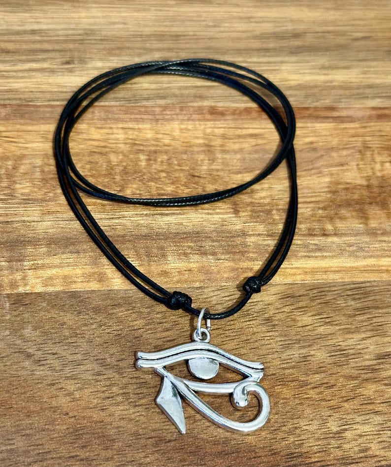 Eye of Horus-Eye of Ra-Egyptian Symbol-Protection Symbol-Good luck charm-Egyptian Eye of Horus-Bronze or Tibetan silver-Spiritual Amulet-Ra image 16