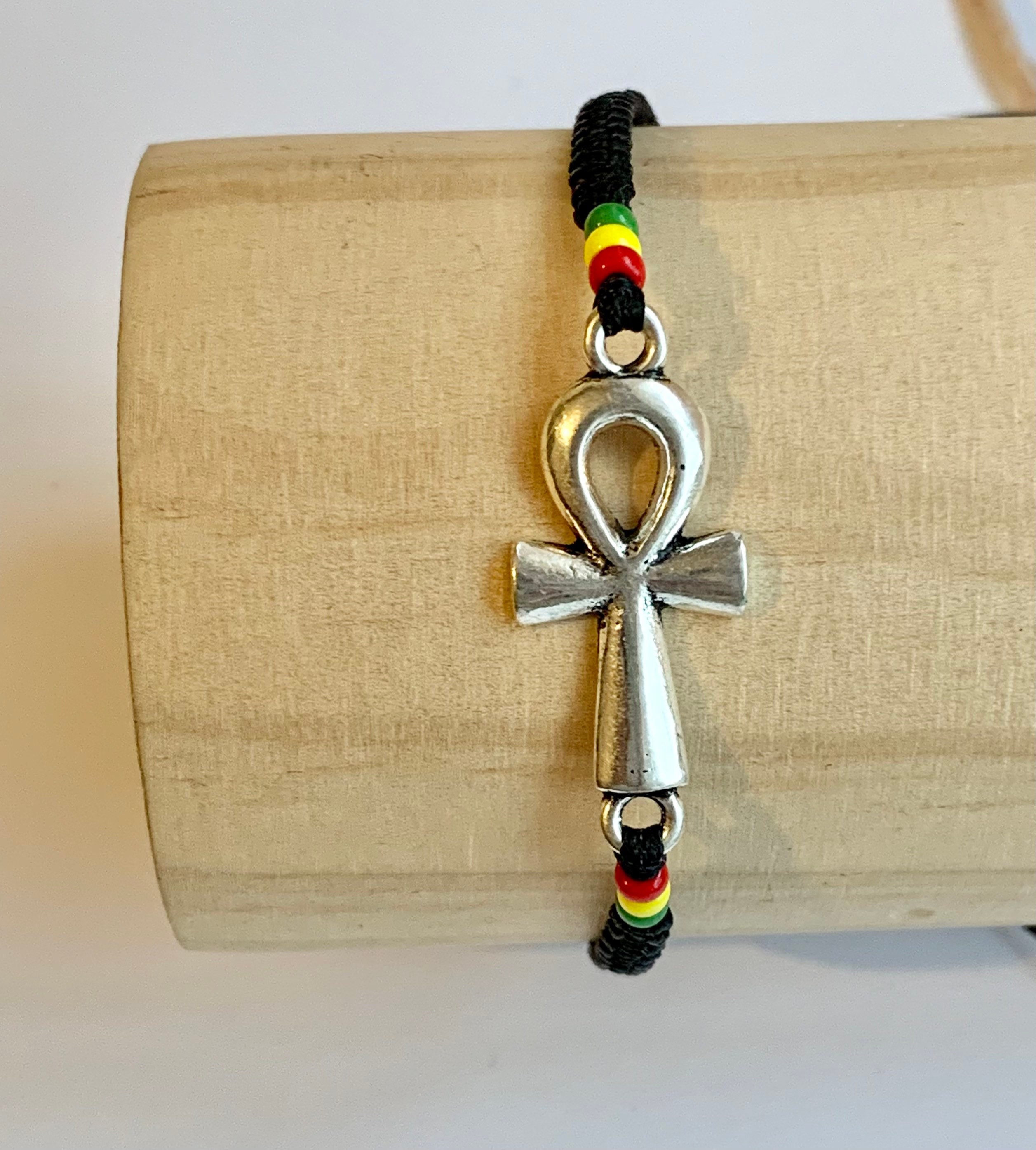 Egyptian Ankh Braceletankh Crosskey of Life Braceletreggae Etsy