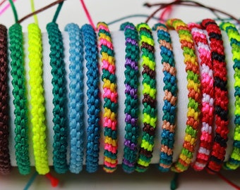 Friendship bracelet-Handmade bracelet-handwoven bracelet-Surf bracelet-Personalised bracelet-Knots bracelet-Unisex-Waterproof-Uk