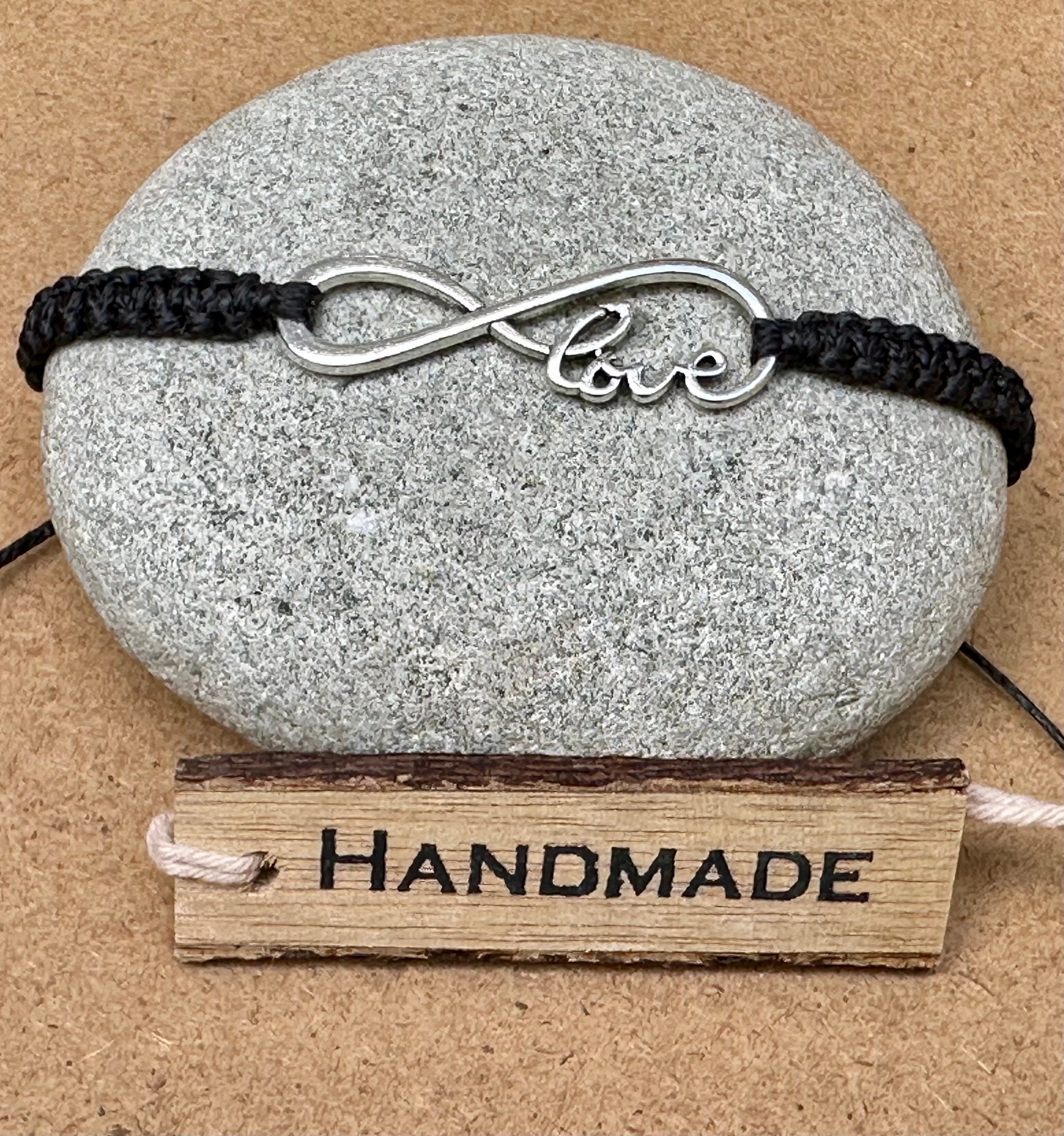 Love Bracelet-infinity Symbol Bracelet-friendship Bracelet-black