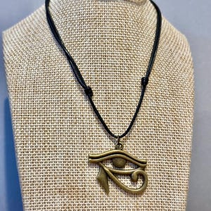 Eye of Horus-Eye of Ra-Egyptian Symbol-Protection Symbol-Good luck charm-Egyptian Eye of Horus-Bronze or Tibetan silver-Spiritual Amulet-Ra image 14