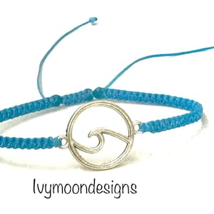 Surfer bracelet-Blue bracelet -Ocean bracelet-Sea bracelet-Sea wave-Unisex surfer-Surfing bracelet-Sea loverSea wave bracelet-Blue sky -Uk