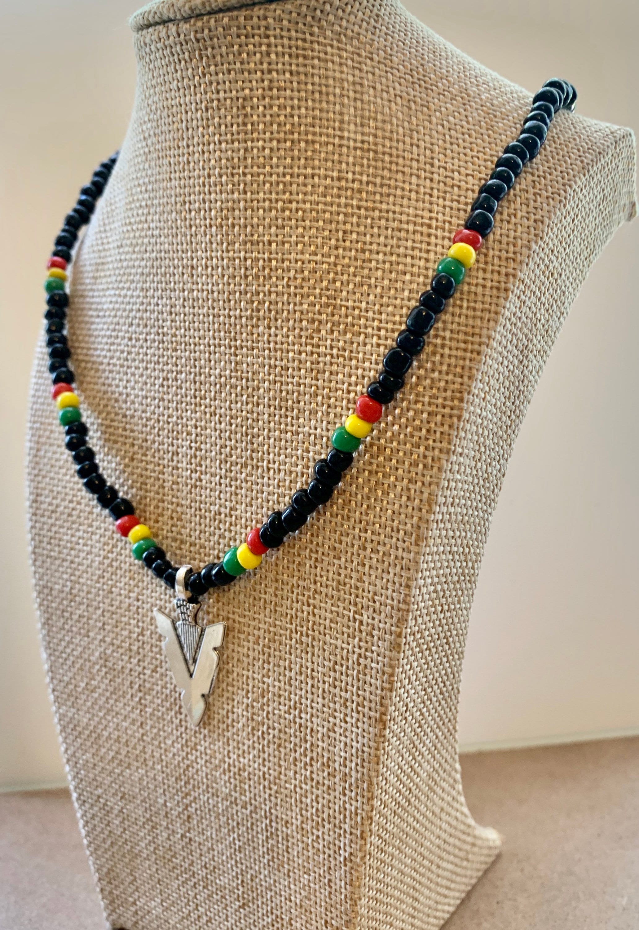 Reggae Necklace-rasta Necklace-jamaican Style Glass Seed Beads Necklace-reggae Arrow Necklace-rastafarian Necklace-reggae Colours - Etsy Reggae Necklace-rasta Necklace-jamaican Style Glass Seed Beads Necklace-reggae Arrow Necklace-rastafarian Necklace-reggae Colours - Etsy